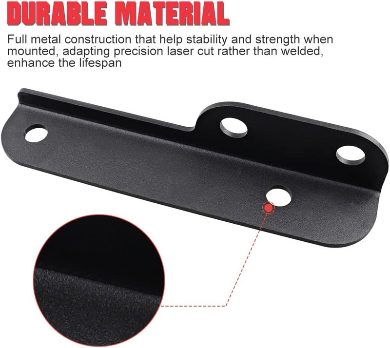 NORTHYUN JL CB Antenna Mount, Flag Holder Whip Mounting Bracket Kit Compatible with Jeep Wrangler JL 2018-2022 - Image 4